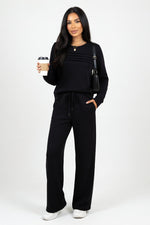 Tailored Co-Ord Set — Black