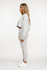 Cropped Long Sleeve Top — side view