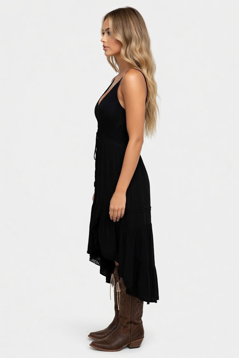 Strappy Slip Dress — side view