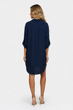 Chiffon Shirt with Pocket — back view