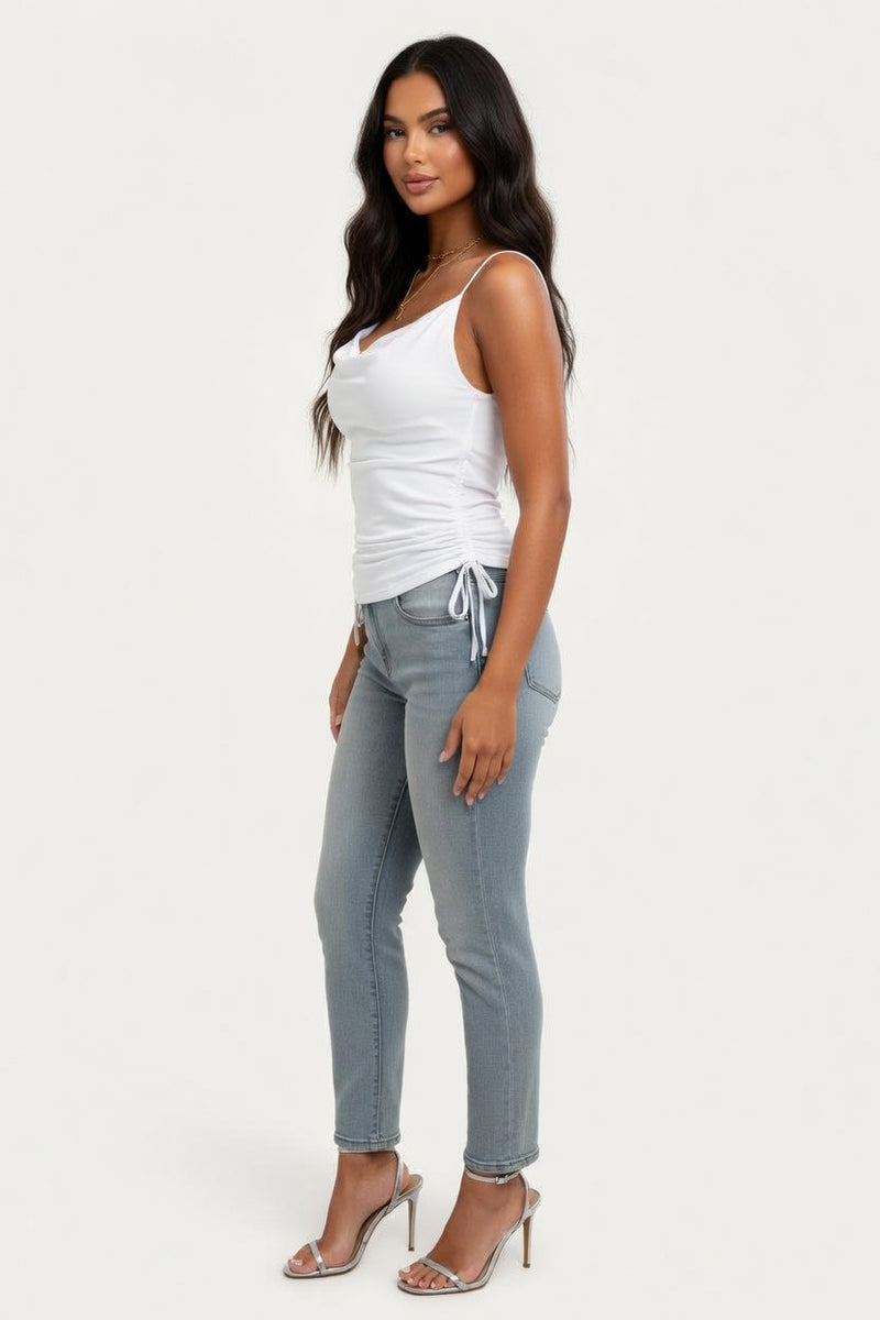 Deep V Cami Top — side view