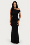 Off Shoulder Pleated Mini Dress