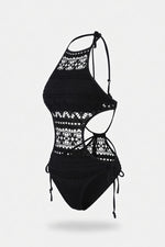 Lace Cut-Out Swimsuit — side view