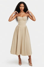 Cami Slip Dress — Apricot