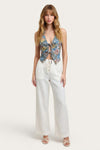 Halter Print Vest Top