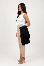Knitted Halter Top — side view