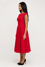 Round Neck Swing Dress — side view