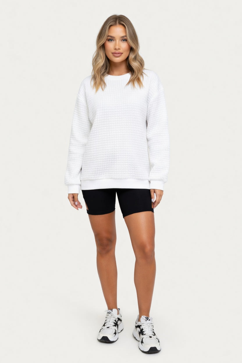Crew Neck Sweatshirt — front view