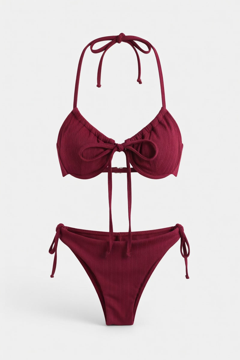 Split Bikini Set — front view