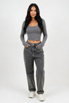 Round Neck Long Sleeve Top