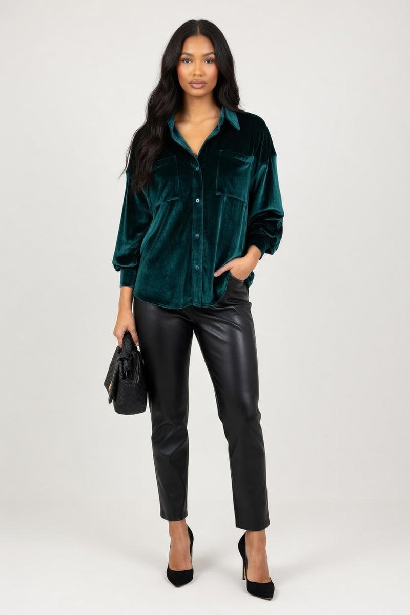 Loose Button Cardigan — front view