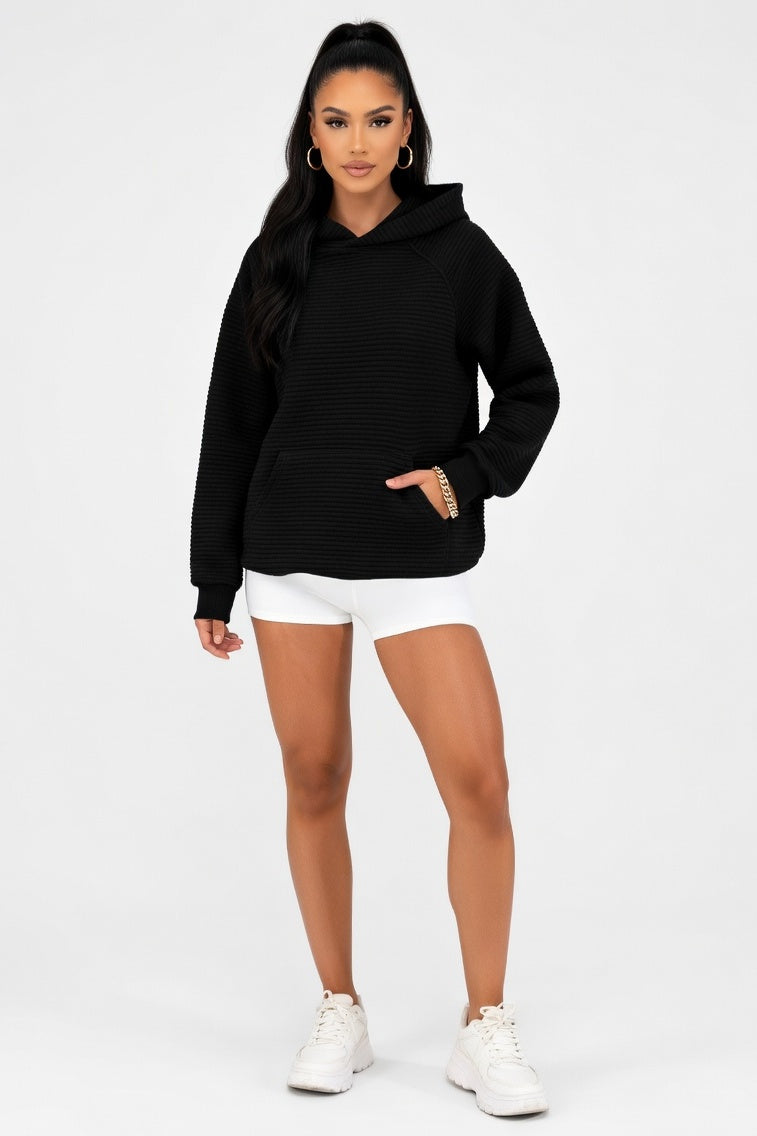 Hooded Sweatshirt — Black