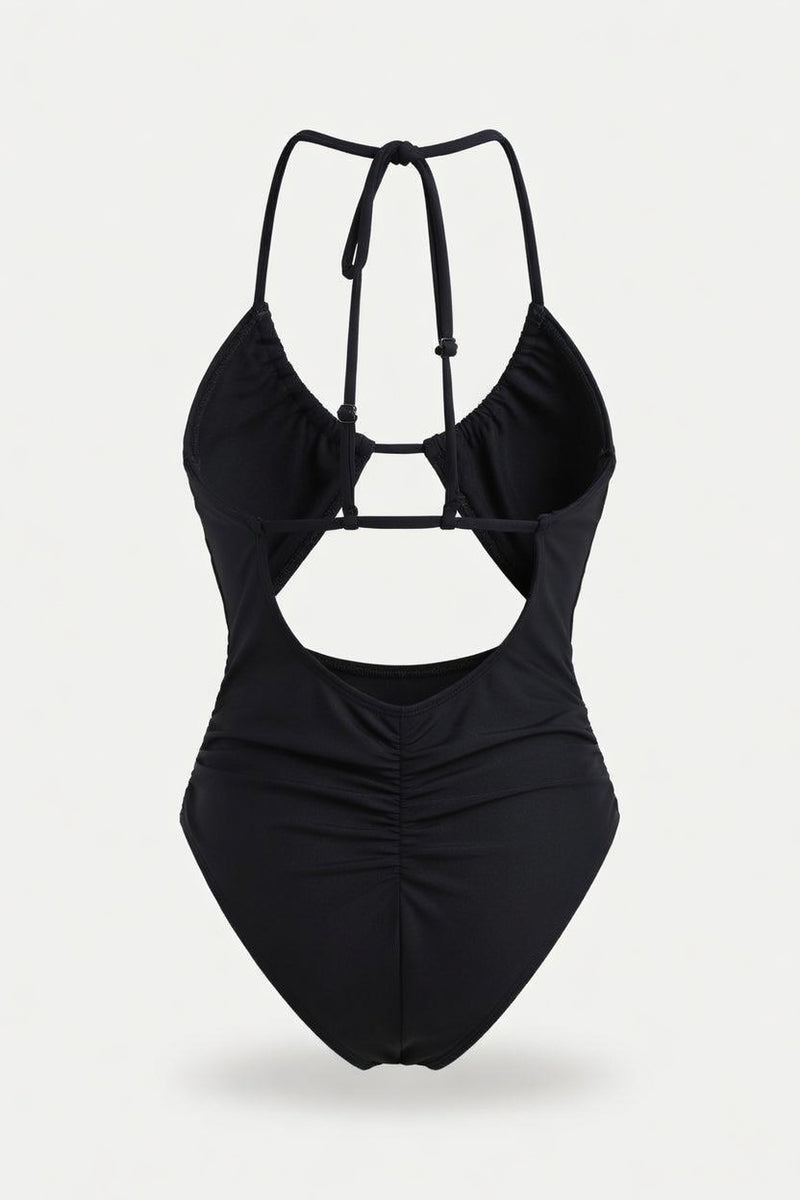 Sculpting One-Piece Swimsuit — back view