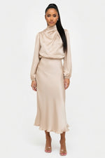 Draped Halter Dress — GQTG007