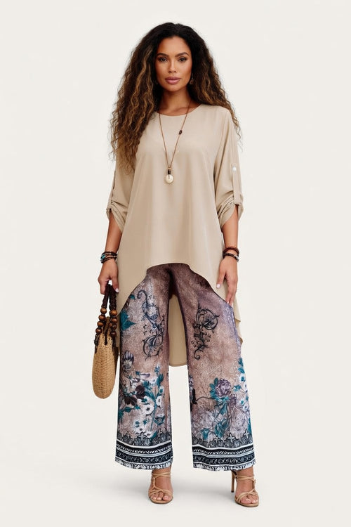 Printed Co-ord Set — front view