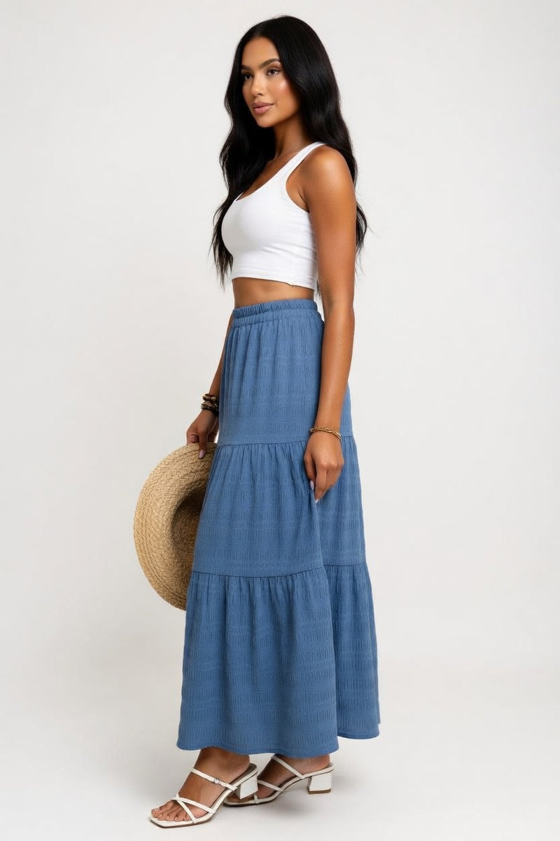 Pleated Mini Skirt — side view