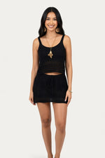 Knit Co-ord Set — Black