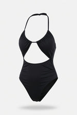 Sculpting One-Piece Swimsuit — Black