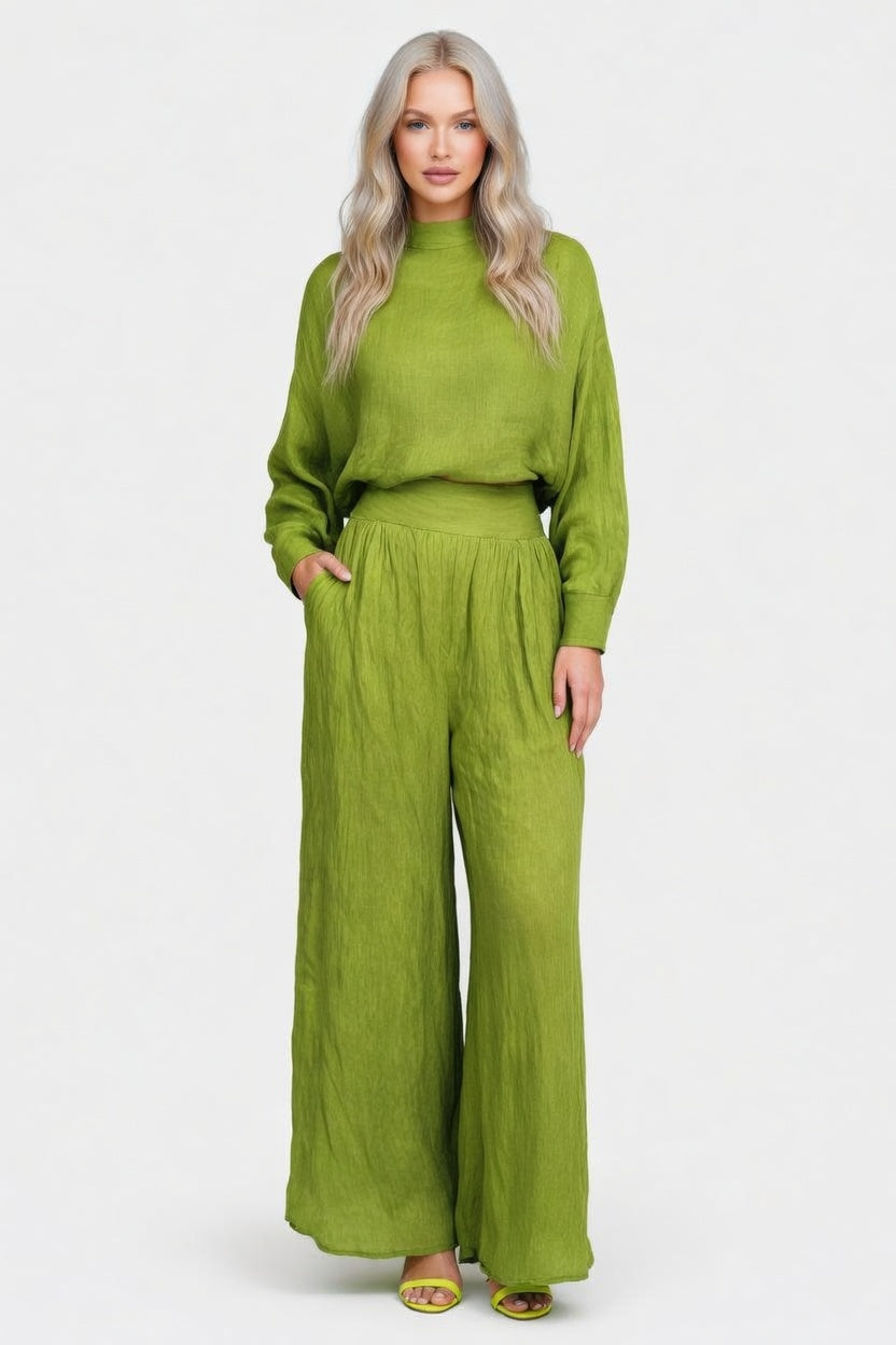 Knit Turtleneck Co-ord Set — front view