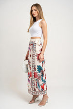 High Waist Printed Skirt — side view
