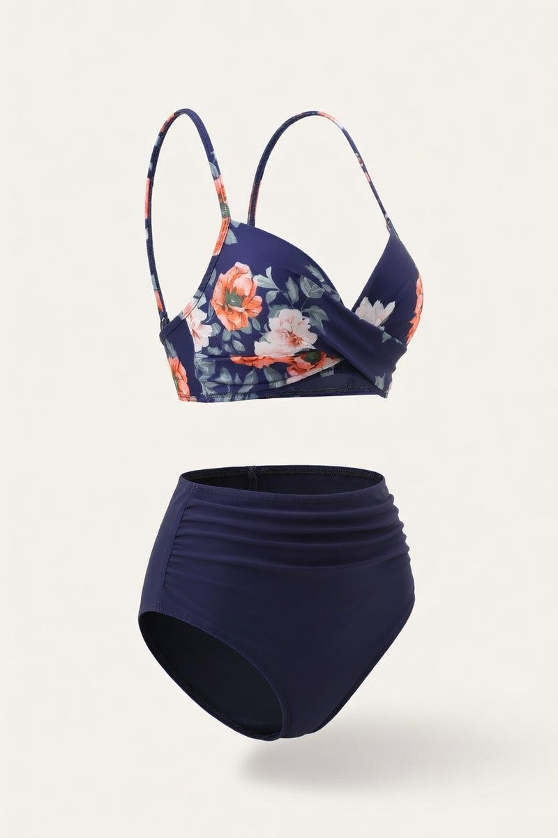 High Waist Split Bikini Set — side view