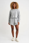 Draped Wide Leg Loungewear Pants
