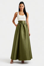 High-Waist Utility Skirt — front view
