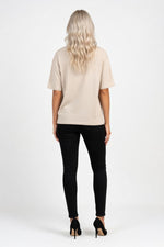 Essential Round Neck Tee — back view