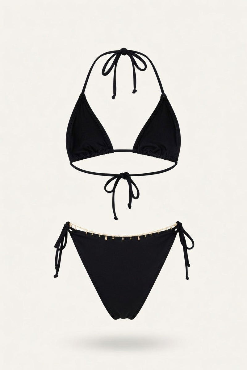 High Waist Bikini Set — back view