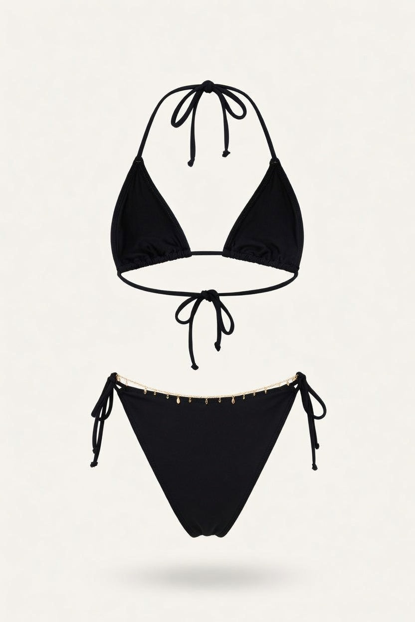High Waist Bikini Set — back view