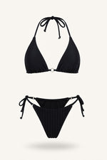 Triangle Bikini Set — Black