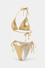 Lace-Up Bikini Set — side view