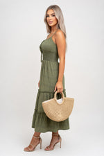 Halter Midi Dress — side view
