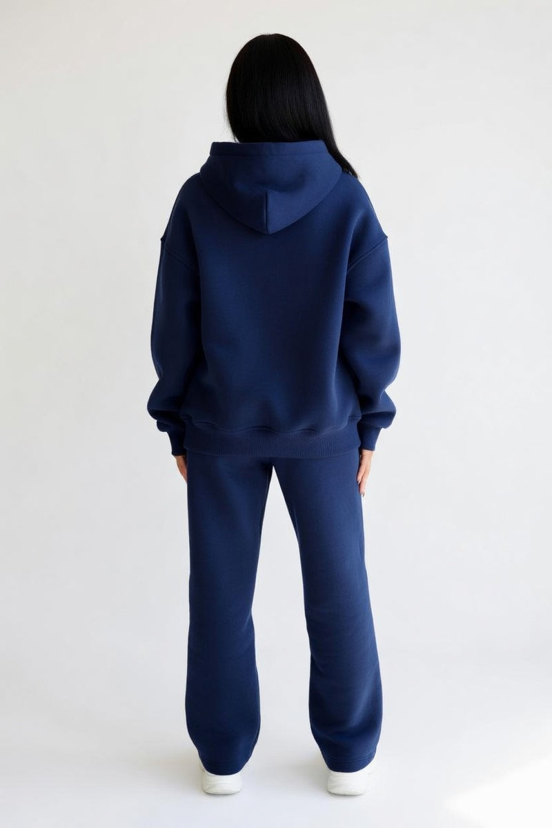 Printed Hoodie & Joggers Co-ord — back view