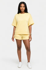 Loose Fit Co-ord Set — Yellow