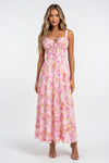 Halter Printed Midi Dress