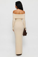 One Shoulder Bodycon Dress — back view
