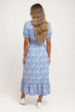 Deep V Mini Dress — back view