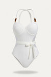 Backless One-Piece Swimsuit
