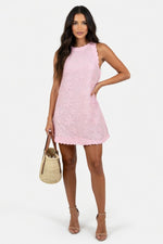 Oversized Vest Dress — Pink