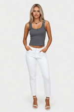 Lace Camisole Top — Dark Grey