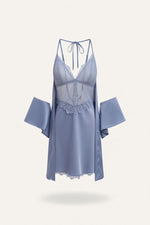 Lace Satin Cami Set — front view