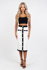 Bandage Mini Skirt — front view