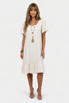 Double Layer Cotton Linen Dress
