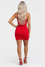 Backless Mini Dress — back view