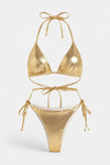 Lace-Up Bikini Set