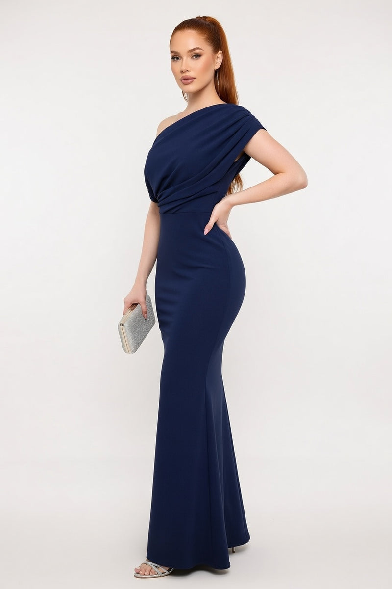 Off-Shoulder Bodycon Dress — side view