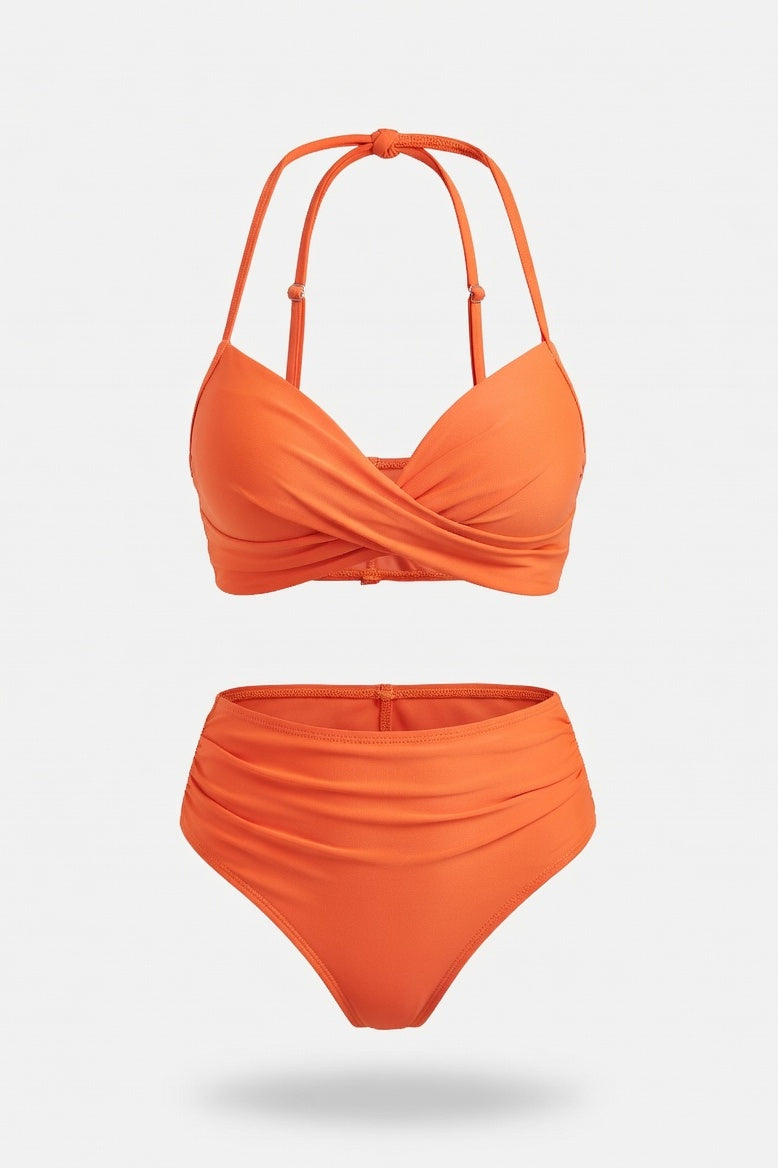 Structured Bikini Set — Orange