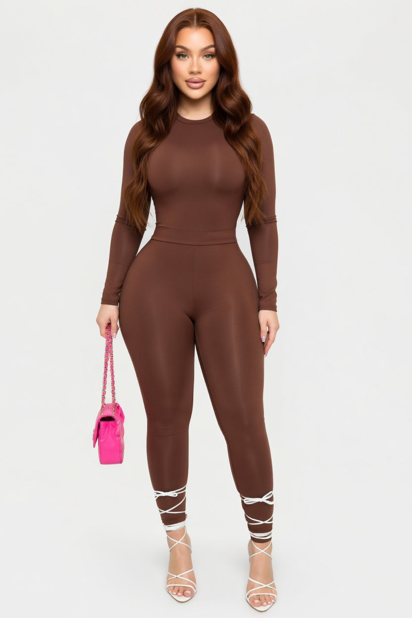 Ribbed Co-Ord Set — front view