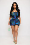 Printed Tube Dress